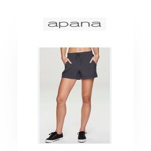 Apana Women's  Black Run Athletic Shorts M